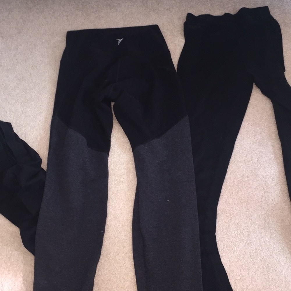 3 black and grey leggings from cotton on/old navy - Picture 4 of 6